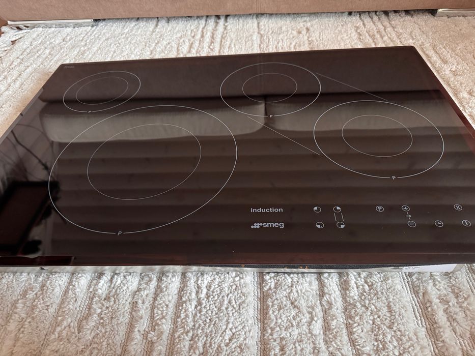 Індукційна варильна поверхня Smeg SI3842B,80см.