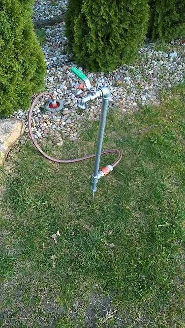 Okazja! Kranik ogrodowy przenośny, Słupek, Hydrant, punk poboru wody