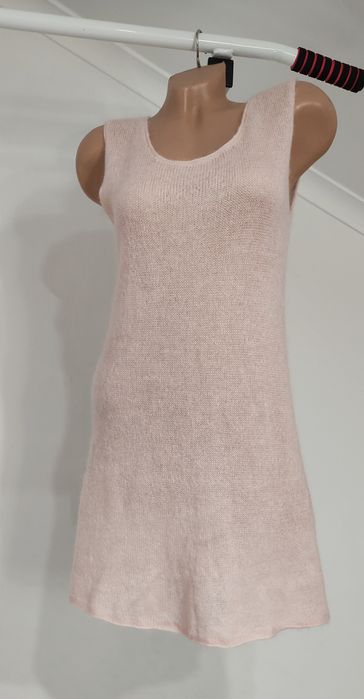 Шерстяне Плаття сітка туніка ручна в'язка