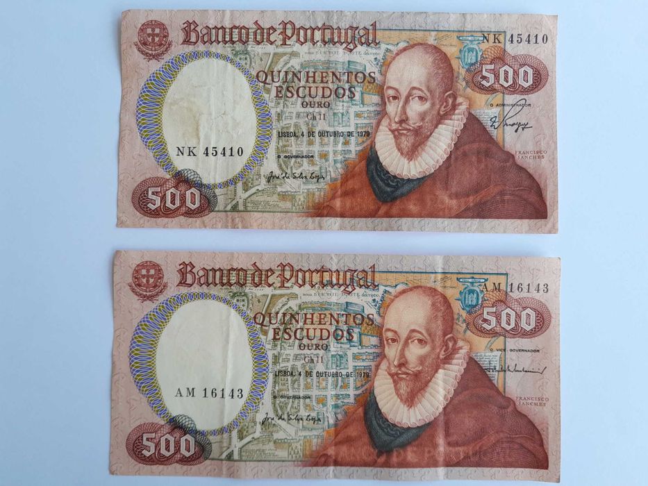 Notas 500 escudos - 1979