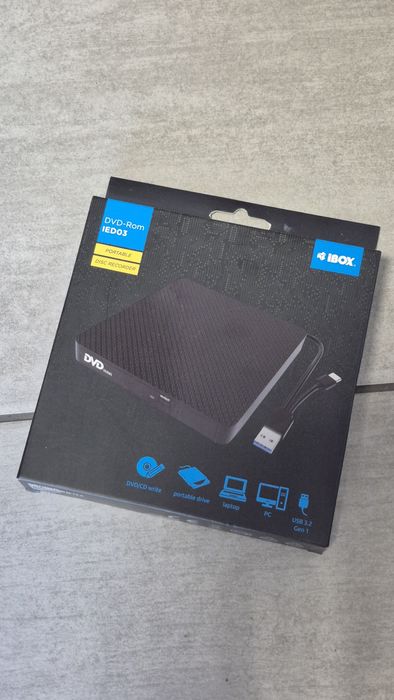 NOWA nagrywarka DVD-RW zewn.z uniwersalnym USB-C/USB 3.0