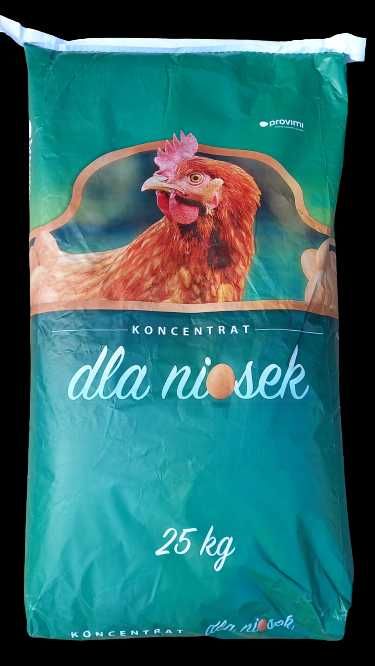DOSTAWA 0 ZŁ !!! - Karma, pasza, koncentrat dla kur 25% KONCENTRAT NIOSKA - PROVIM, 25kg
