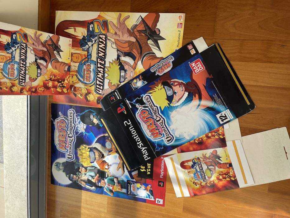 Naruto jogos / material promocional