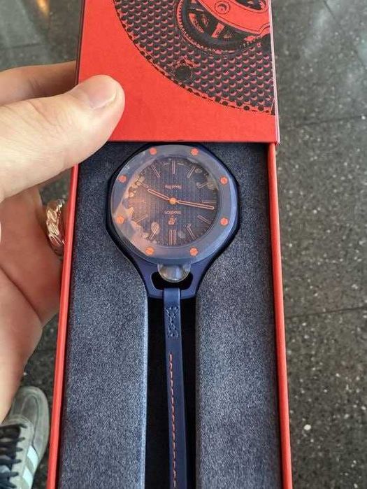 Swatch x AP Royal Pop | Dark Blue / Orenji Hachi