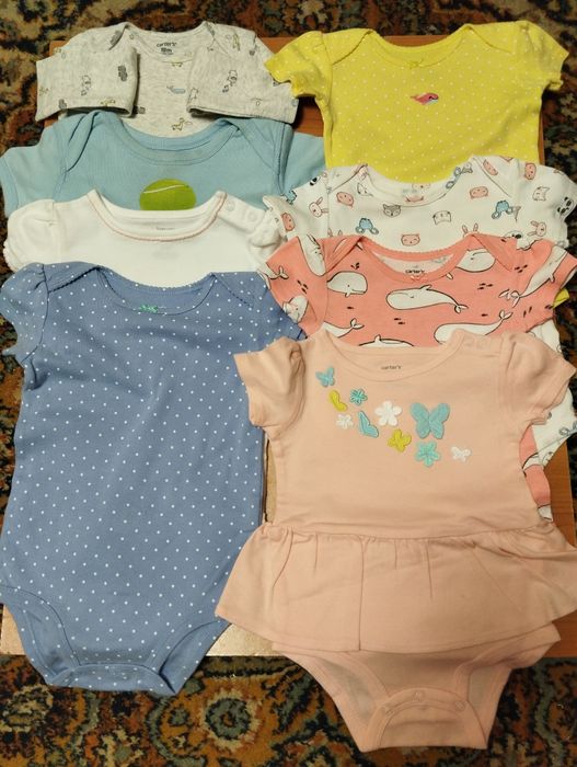 Боді,  Carter's, 1, 3, 6, 9 , 12, 18 місяців