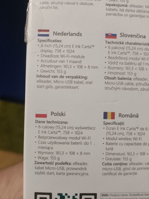 Czytnik e-book Pocketbook Basic Lux 2