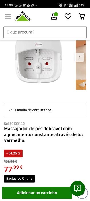 Hidromassageador elétrico para pés