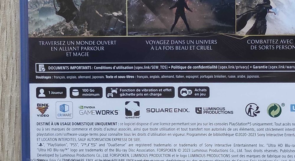 Forspoken - PS5 - Nowa w folii