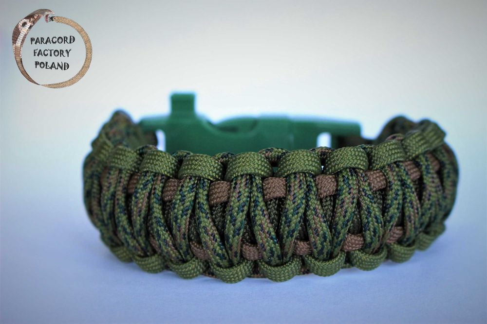 Bransoletka Cobra King paracord handmade