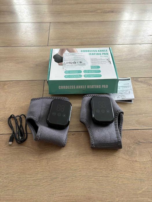 Bezprzewodowy Masażer do Stóp 3w1, Potrójna Technologia Masażu i Ogrze