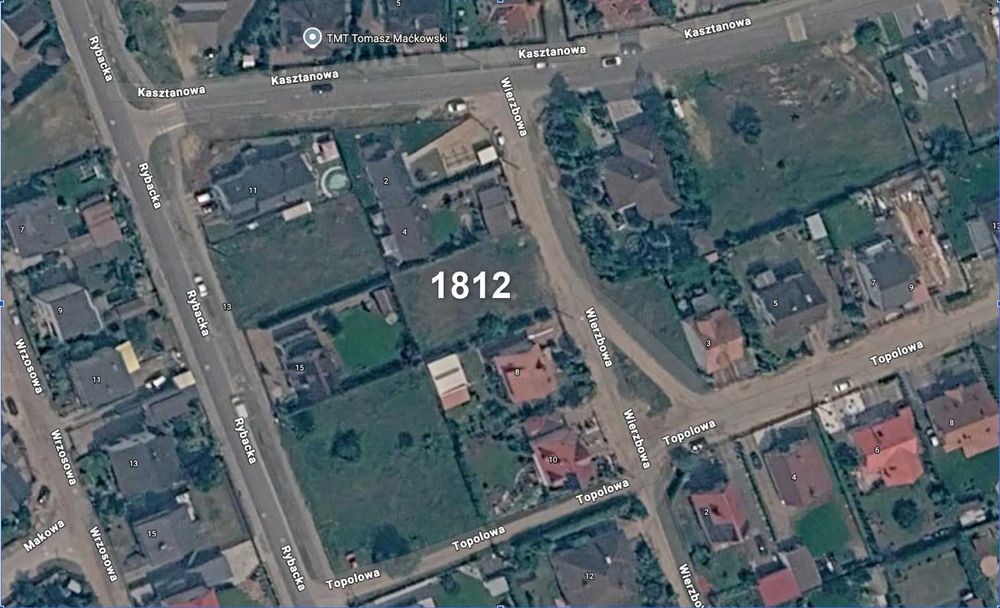 Działka budowlana 694 m² – Występ - Widok 2