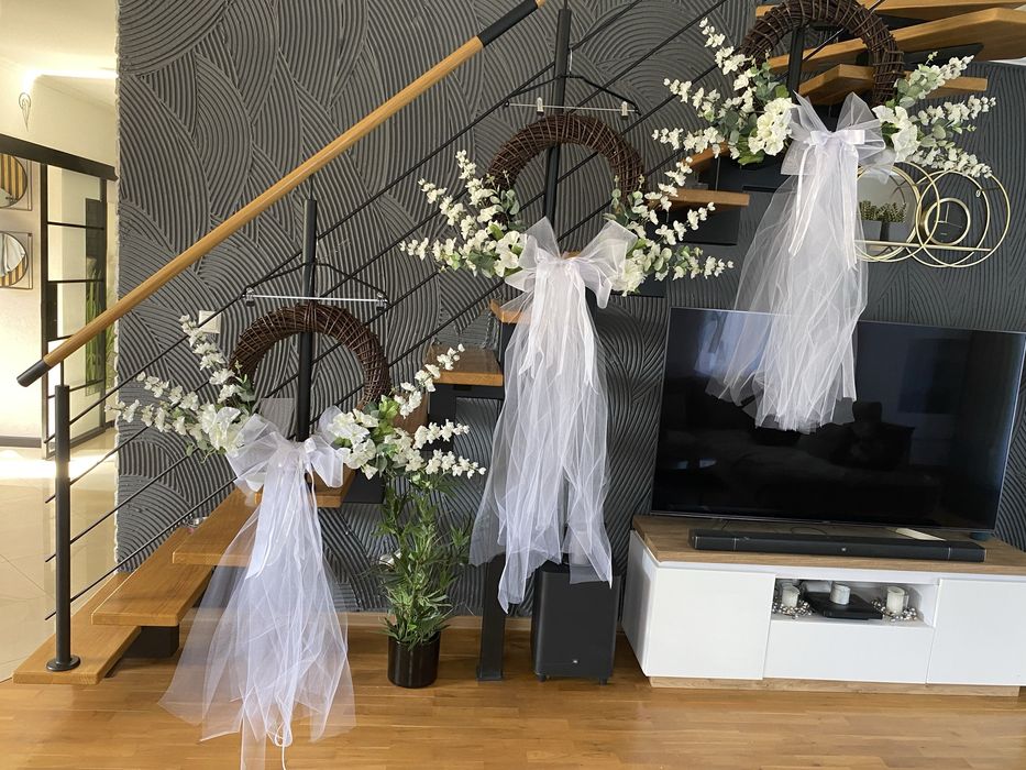 Ozdoba na bramę ślub 3 szt