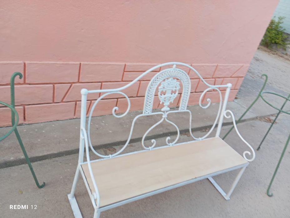 Banco  Im 1,10 em ferro forjado