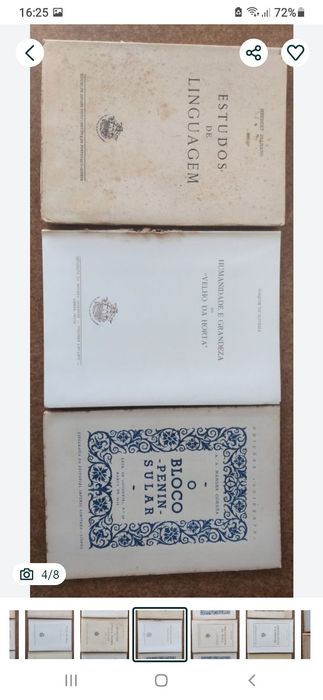 17 livros antigos publicados Estado Novo - 1as e 2as edições desde 3€