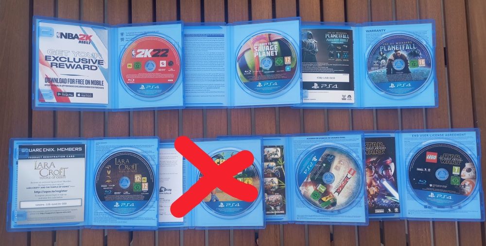 Conjunto de jogos de PlayStation 4