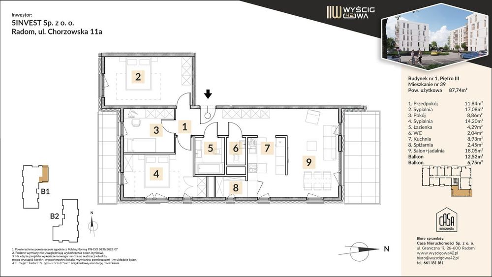 Apartment in Radom, Idalin - View 2