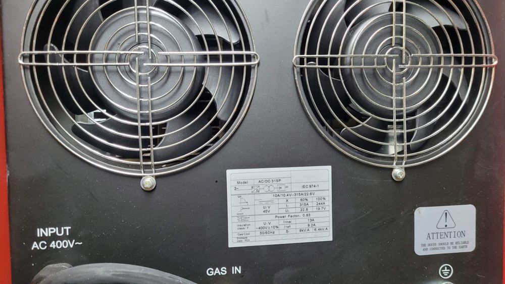 Spawarka inwertorowa tig315p ac/dc TIG ACDC 315P