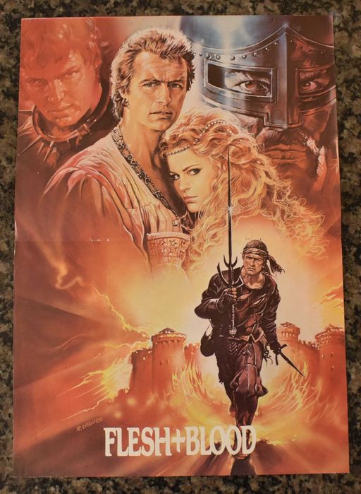 Cinema: Posters: "Flesh+Blood" e "Prizzi's Honor"