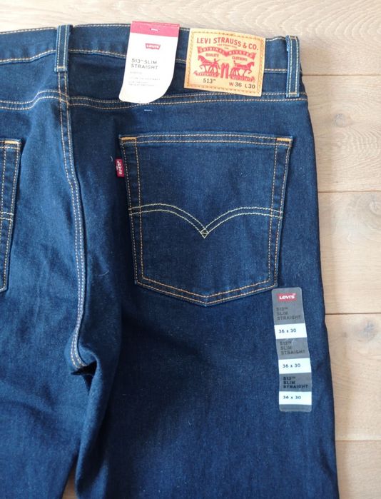 Jeansy Levi's Strauss 513 NOWE kupione w USA sprzedaje TANIO 1/3 ceny!