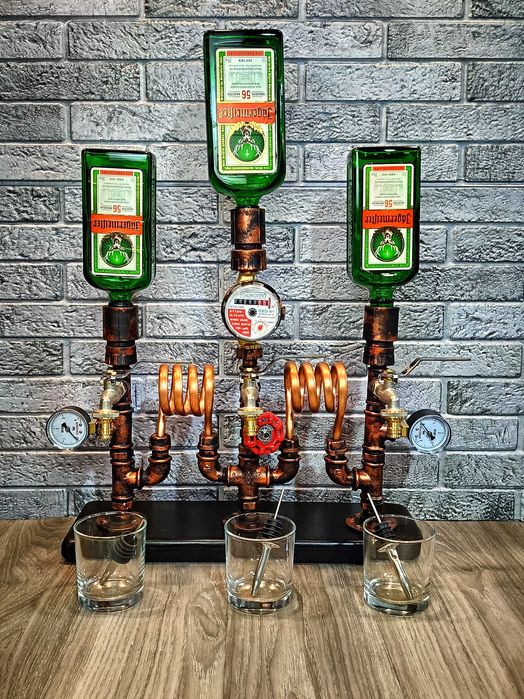 Nalewak, stojak do alkoholu "Symbioza-2" z licznikiem