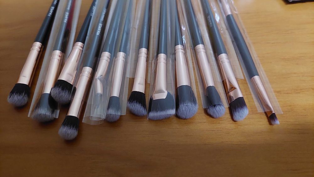 Kit 12 Pincéis Maquilhagem boa qualidade