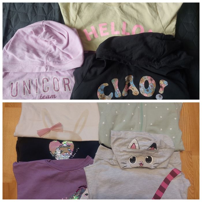 Zestaw bluz H&M i Sinsay