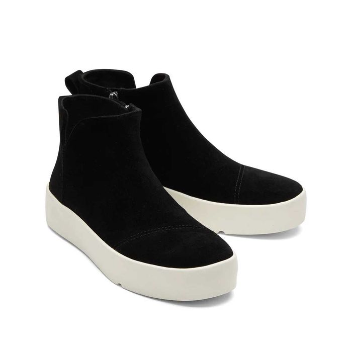 Замшевые  сникерсы Toms Verona Mid Platform Sneaker.