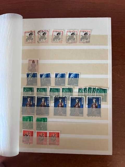 Selos Japão – 240 selos (cerca de 70 diferentes)