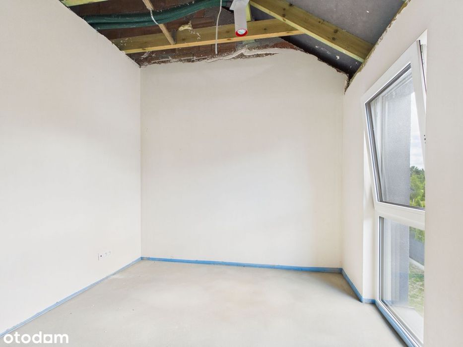 Nowy bliźniak 110 m², 4 sypialnie |garaż| dz.4 ary|Nowy Krępiec