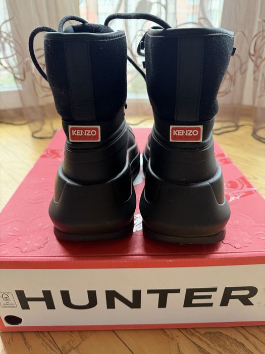 Зимние женские ботинки hunter kenzo