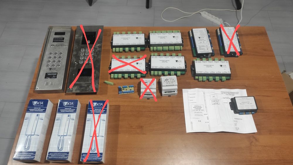 Domofon Vekta TK6 centrala system