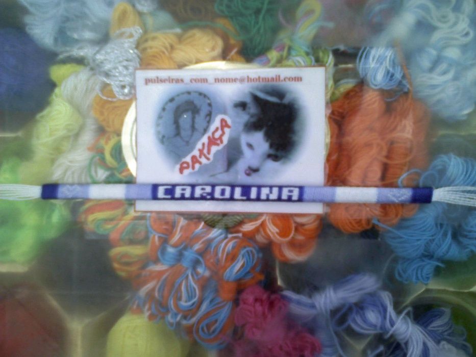 Pulseiras com nome Carolina