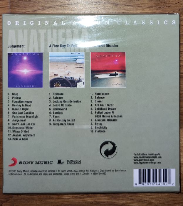 Anathema 3 CD (nowa w folii)