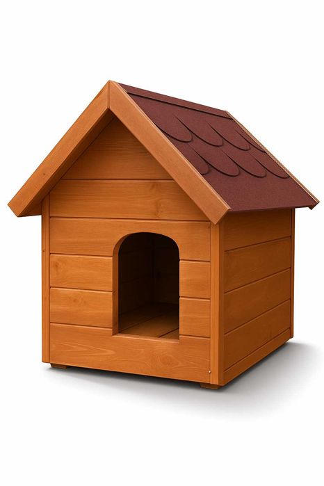 Drewniana buda dla psa