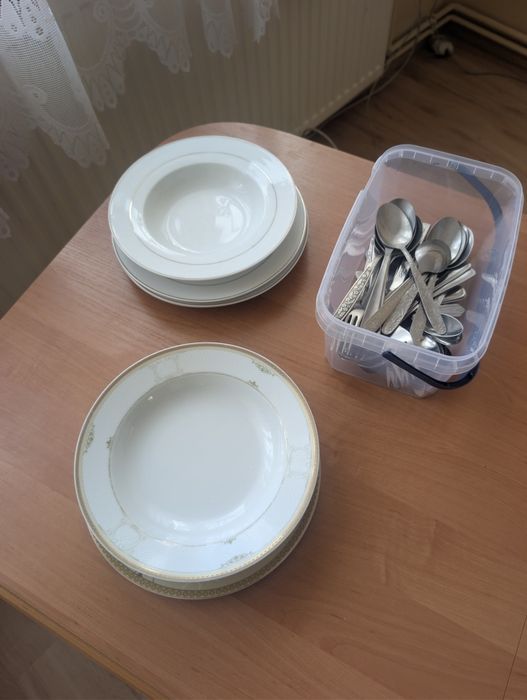 Oddam za darmo  - talerze, sztućce, itd.