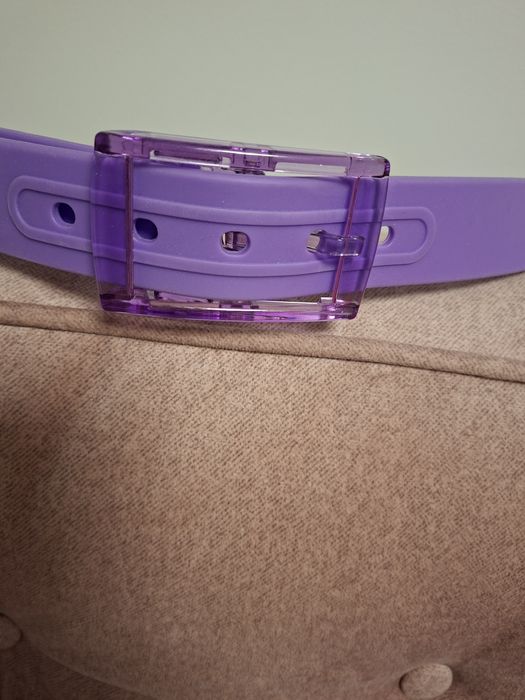 Pasek damski fioletowy