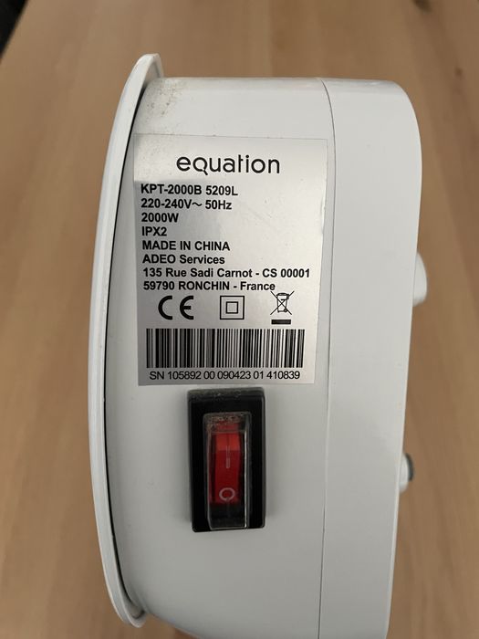 Aquecedor de Parede Equation
