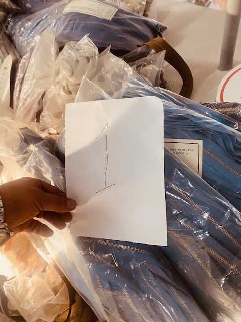 Lote 50,000 Fechos de Metal 6mm com Divisivel (50cm a 75 cm)