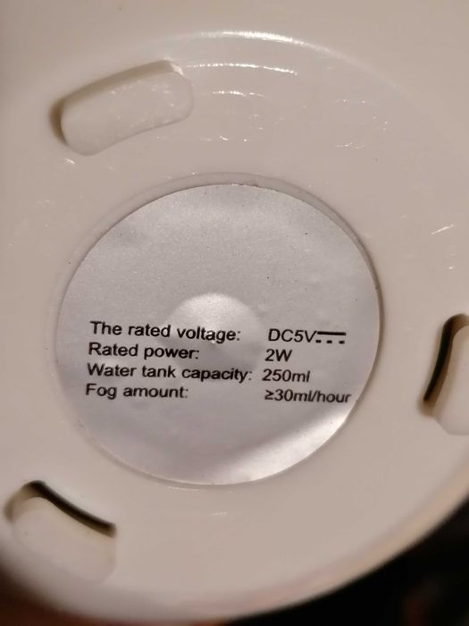 Ультразвуковой увлажнитель воздуха - ночник