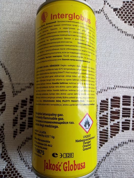Gaz do kuchenki turystycznej
