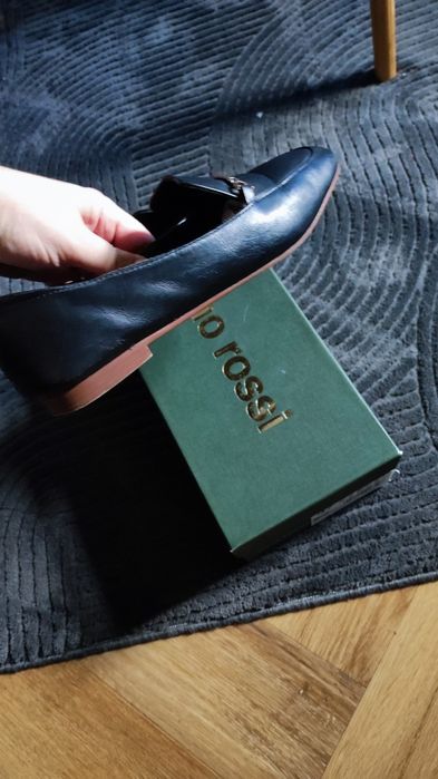 Baleriny mokasyny skórzane damskie Gino Rossi