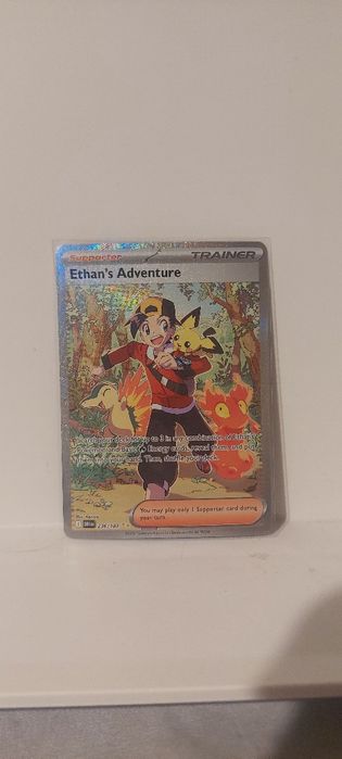 POKEMOM TCG karta Ethan's Adventure SIR
