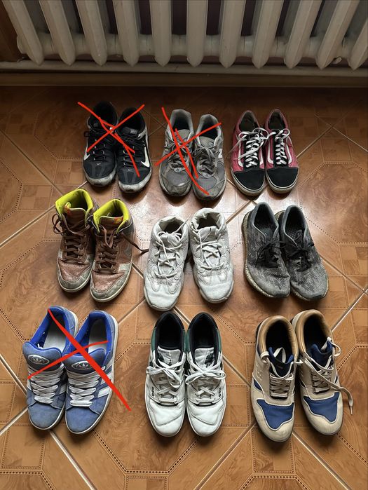 Взуття Nike, New Balance, Vans, Adidas