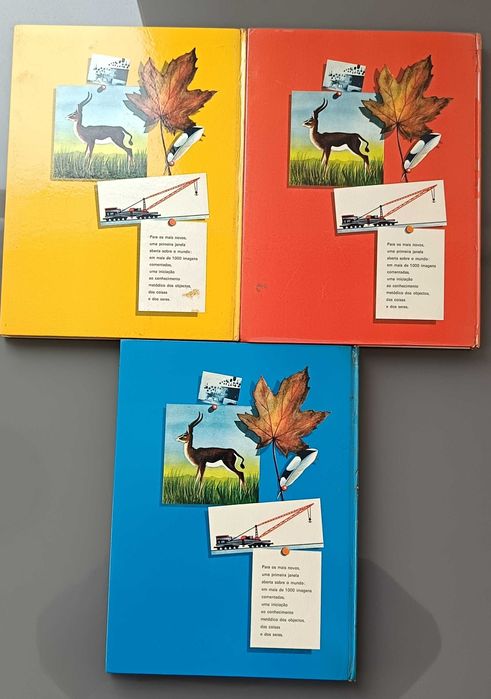 A Minha Primeira Enciclopédia - Verbo Infantil  3 volumes  edição 1967