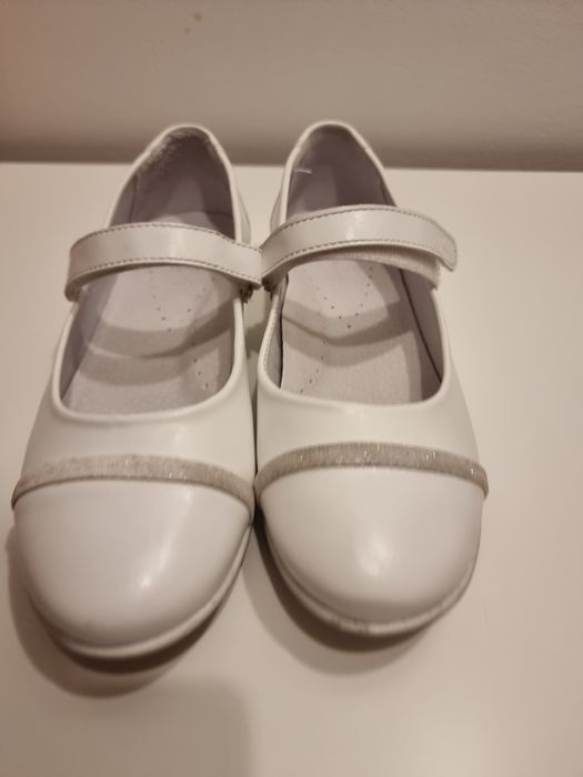 Buty białe balerinki