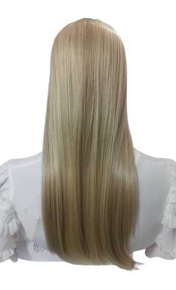 Długi topper bez grzywki Barcelona mono part lace  champan mix Nessaja