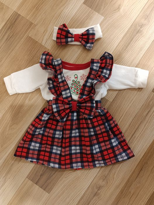 Святковий бодік, новорічне вбрання на дівчинку