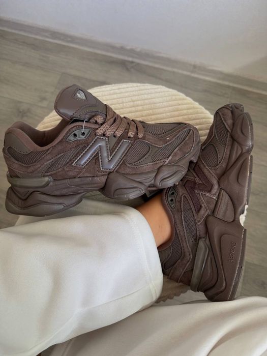 New Balance 9060 Chocolate Brown 36-45 нью беленс шоколадні
