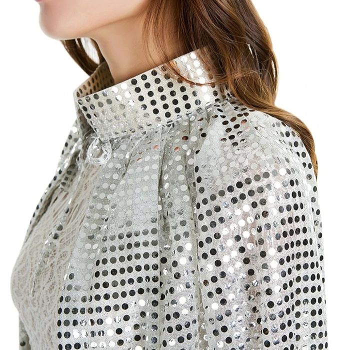 RUIXIA Halloween Peleryna Cekinowa