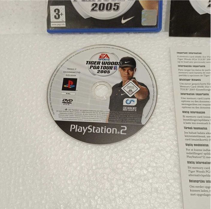 Tiger Woods PGA Tour 2005 Sony PlayStation 2 PS2 UK PAL CIB